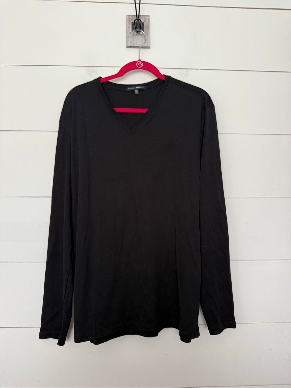 Robert Barakett Men’s XXL Black Pima Cotton Longsleeve Tee